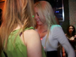 Hot real babes at party riding 