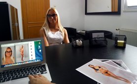 Blond Asking for Fashion Model Job