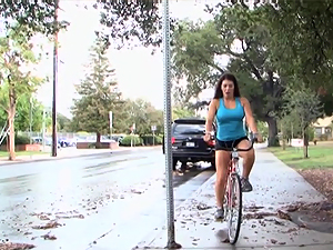 Interracial fuck with sexy cyclist