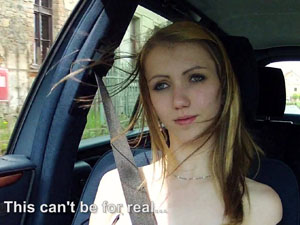 Teen Beatrix quickie fucked with driver