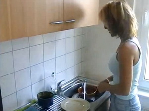 Sexy Euro housewife