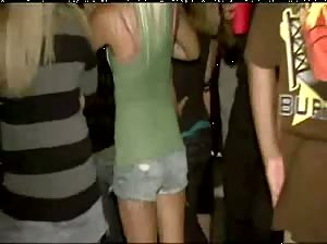 Hot blonde banged at a party